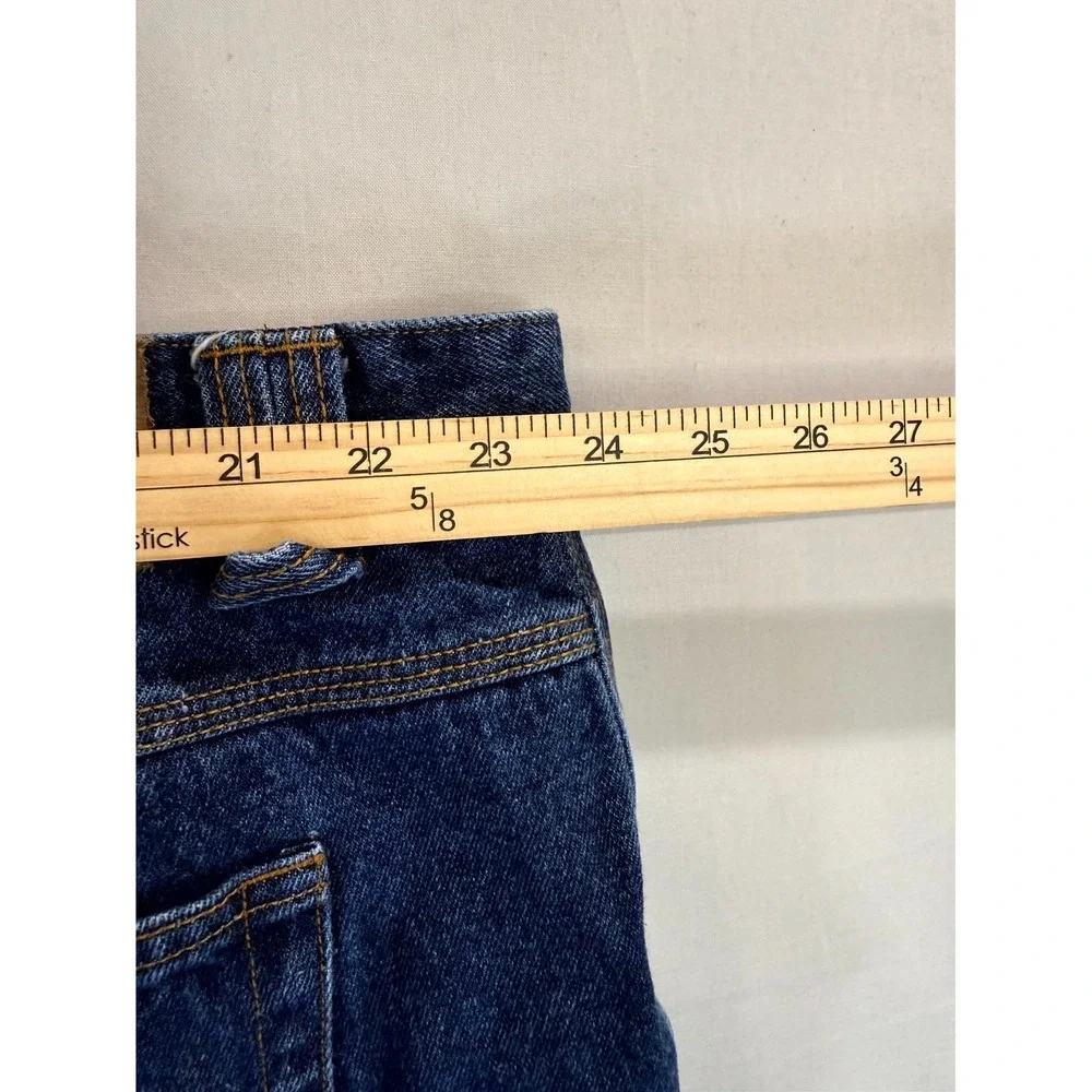 Duluth Ballroom Carpenter Jeans Mens 48x30 Blue Cotton Straight Leg Hammer Loop